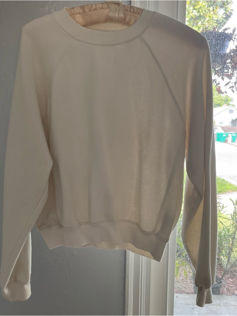 ASOS Crewneck Sweatshirt in Cream